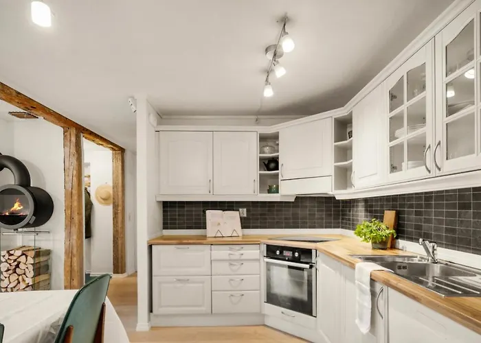 아파트 The Old Bakery In Sandviken 베르겐